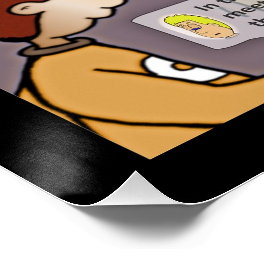 Waar ben je? perfect poster (Hoek)