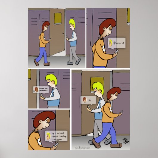 Waar ben je? Poster (Voorkant)