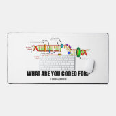 Waar ben je voor gecodeerd? DNA-replicatie-Humor Bureaumat (Keyboard & Muis)