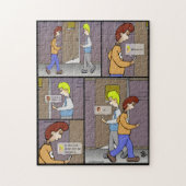 Waar ben jij de puzzel? legpuzzel (Verticaal)