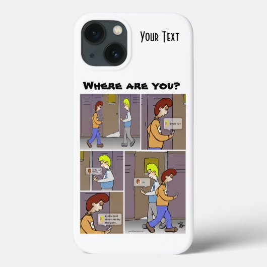 Waar bent u? Case-Mate iPhone case (Achterkant)