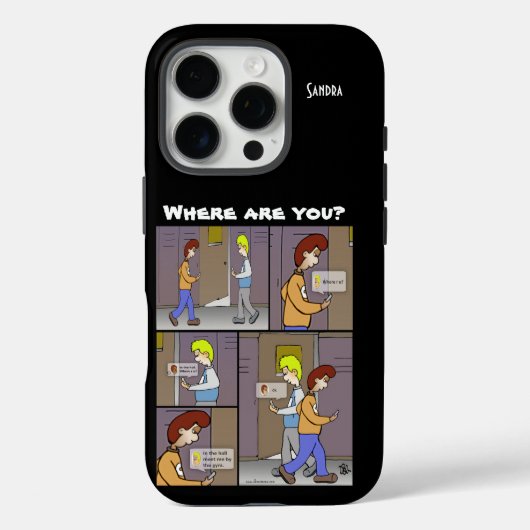 Waar bent u? Case-Mate iPhone case (Achterkant)