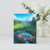 Waar bergen en dromen botsen briefkaart (Staand voorkant)