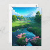 Waar bergen en dromen botsen briefkaart (Voorkant / Achterkant)