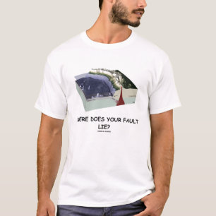 Waar blijft de fout? (Geologische Humor) T-shirt