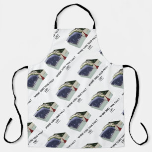 Waar blijft je fout? Geologische Humor Schort