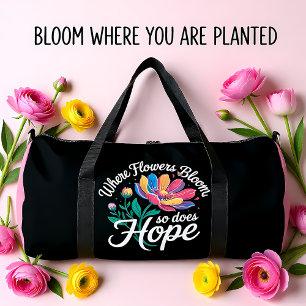 Waar Bloemen Bloeien, Bloeit Hoop Plunjezak