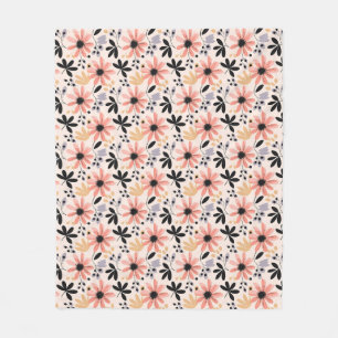 Waar bloemen bloeien, bloeit ook hoop fleece deken