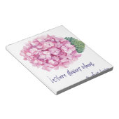 Waar bloemen bloeien notitieblok (Schuin)