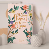 Waar bloemen bloemen bloemen botanische dieren kalender