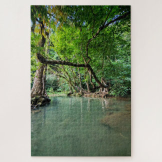 Waar bomen water ontmoeten legpuzzel