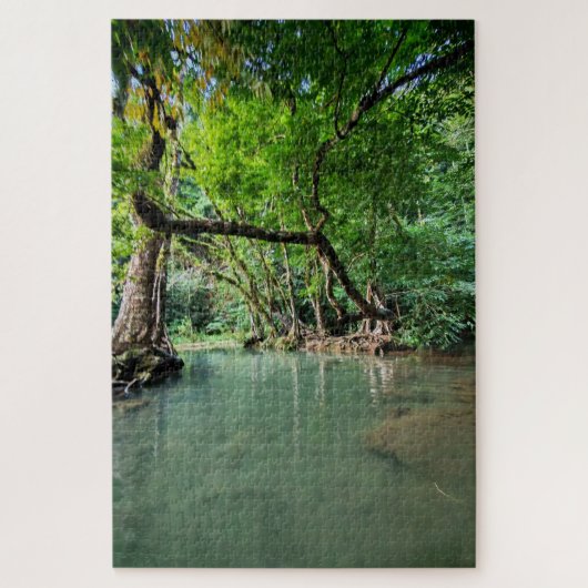 Waar bomen water ontmoeten legpuzzel (Verticaal)