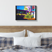 Waar coole dingen ontmoeten canvas print (Insitu (Slaapkamer))