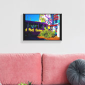 Waar coole dingen ontmoeten canvas print (Insitu (Woonkamer))