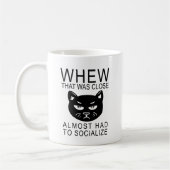 waar dat dichtbij was Bijna moest socialiseren Koffiemok (Links)