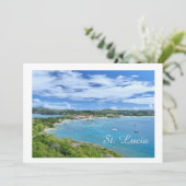 Waar de Atlantische Oceaan en de Caribische Zee sa (Staand voorkant)