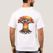 Waar de Baobabs de Hemel Raken - Madagaskar T-shirt (Achterkant)