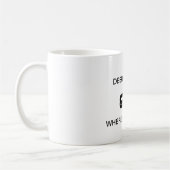 Waar de bas leeft koffiemok (Links)