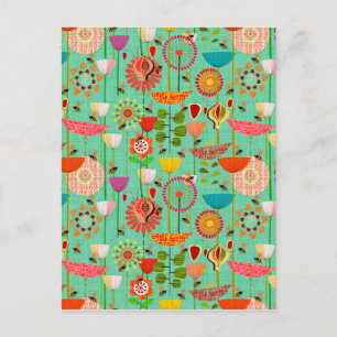 waar de bijen vliegen 50 briefkaart