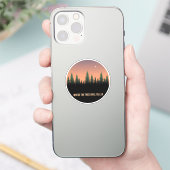 Waar de bomen hoger lijken sticker (Telefoon)