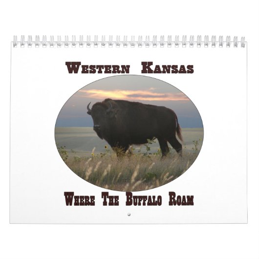Waar de Buffalo Roam Kalender (Hoes)