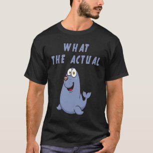 Waar de echte F Phoque Franse Pun Seal op speelt T-shirt