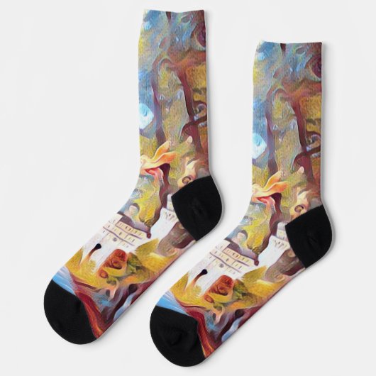 Waar de eenhoorns popart spelen, sokken (Links)
