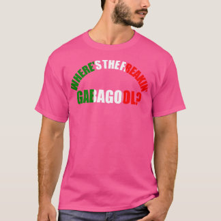 Waar de Freakin Gabagool Italiaanse Slang Funny Gi T-shirt