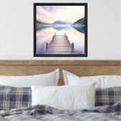 Waar de Geest Rust Canvas Afdruk (Insitu (Slaapkamer))