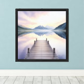 Waar de Geest Rust Canvas Afdruk (Insitu (Houten vloer))
