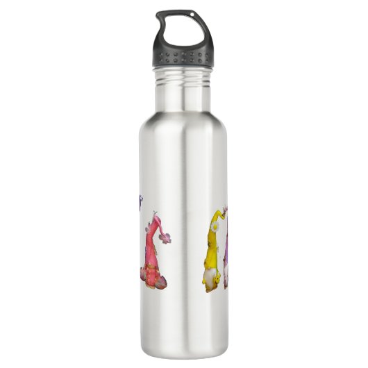 Waar de Gnomen leven Waterfles (Achterkant)