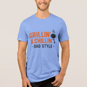 Waar de grill heet is en de vibes heter zijn Tri-Blend shirt