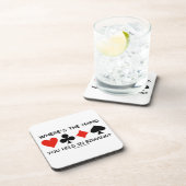 Waar de Hand die u in het Bieden wordt gehouden? Onderzetter (Rechterzijde)