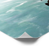 Waar de hemel aan het Zee voldoet Poster (Hoek)