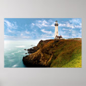 Waar de hemel aan het Zee voldoet Poster (Voorkant)