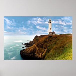 Waar de hemel aan het Zee voldoet Poster