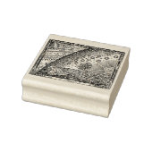 Waar de hemel en de aarde elkaar ontmoeten ●  kuns rubberstempel (Stempel)