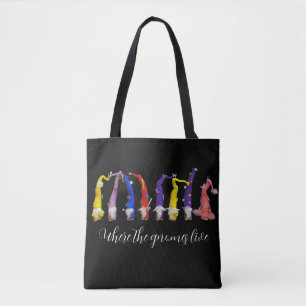 Waar de kabouters wonen tote bag