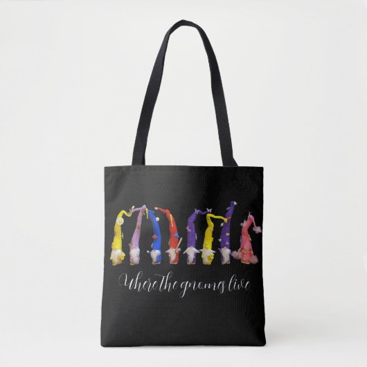 Waar de kabouters wonen tote bag (Voorkant)