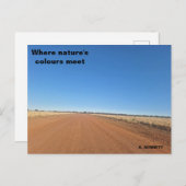 Waar de kleur van natuur samenkomt briefkaart (Voorkant / Achterkant)