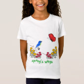 Waar de lente mij ontmoet t-shirt (Voorkant)