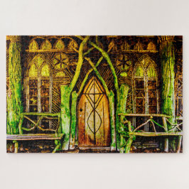 Waar de Leprechauns of waar de kleine lieden wonen Legpuzzel