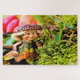 Waar de Leprechauns of waar de kleine lieden wonen Legpuzzel