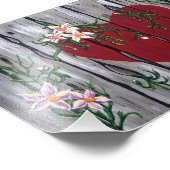 Waar de Liefde 5x7 afdrukken groeit Foto Afdruk (Hoek)