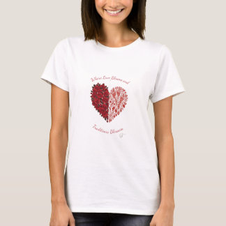 Waar de Liefde Bloeit Bloemendame T-Shirt