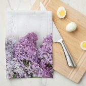 Waar de liefde groeit keukendoek | Lila voorjaarst Theedoek (Quarter Fold)