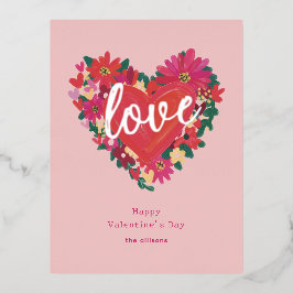 Waar de Liefde Personaliseert Valentijn Folie Feestdagen Briefkaart