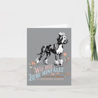 Waar de liefde valt Duitse Doggen Versie