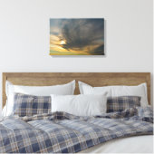 Waar de lucht stilvalt canvas afdruk (Insitu (Slaapkamer))