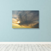 Waar de lucht stilvalt canvas afdruk (Insitu (Houten vloer))